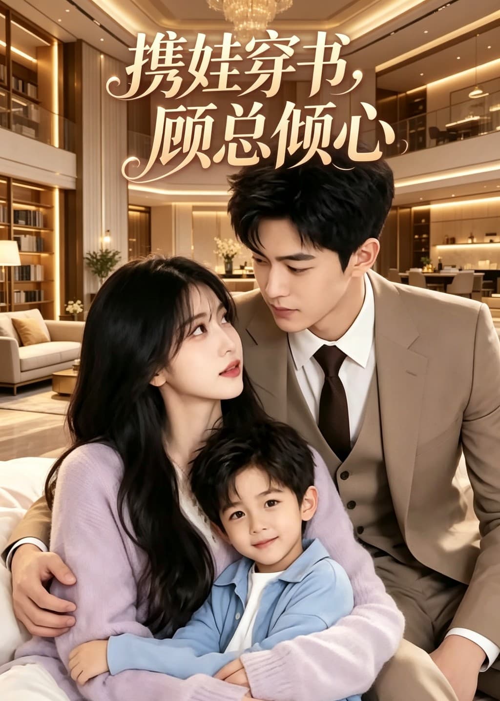 携娃穿书，顾总倾心海报