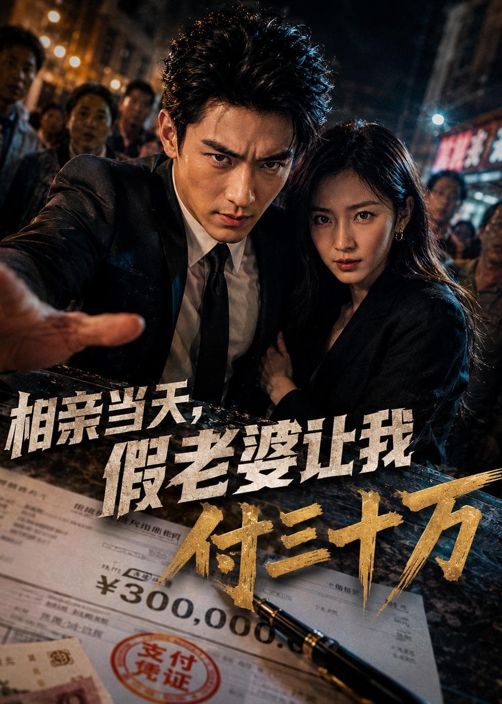 相亲当天，假老婆让我付三十万海报