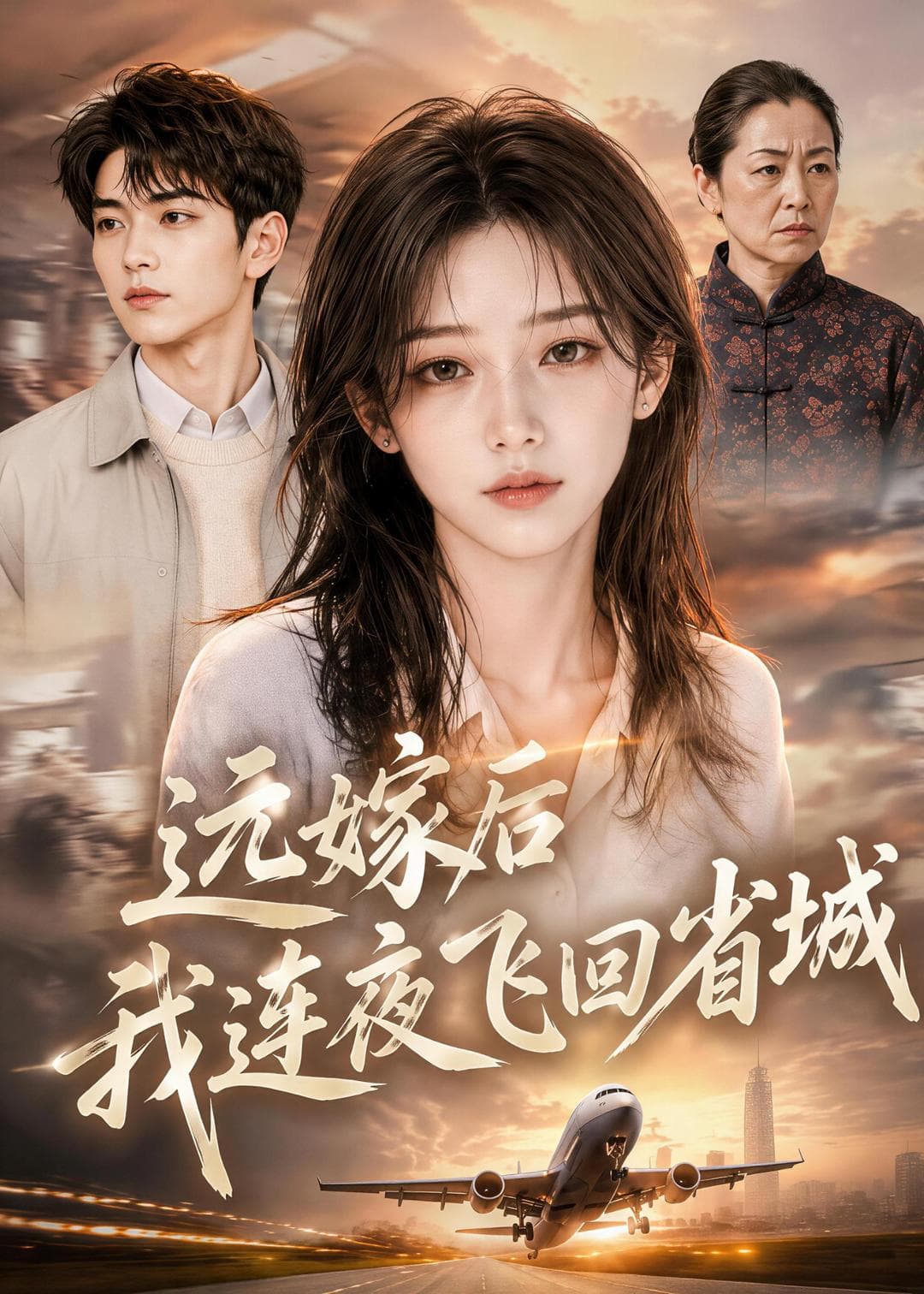 远嫁后我连夜飞回省城海报