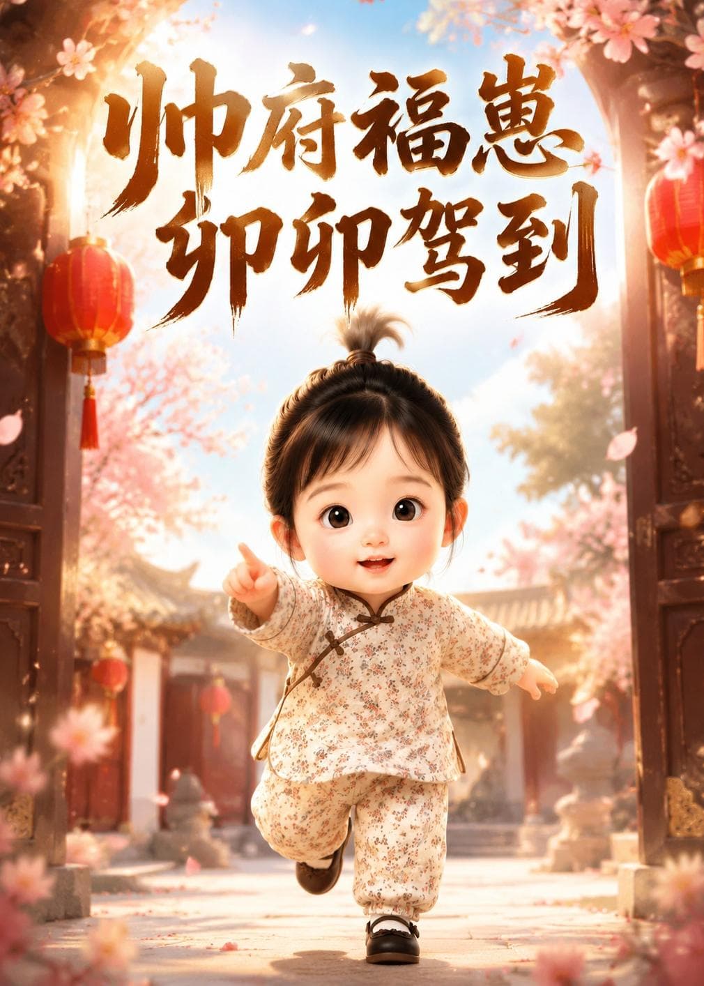 帅府福崽，卯卯驾到海报