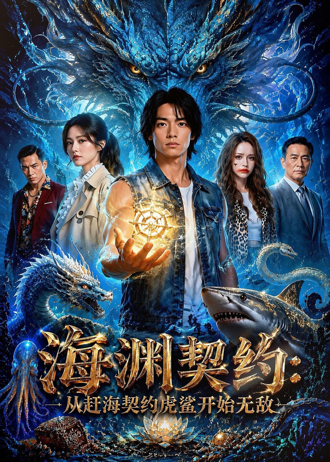 海渊契约：从赶海契约虎鲨开始无敌海报