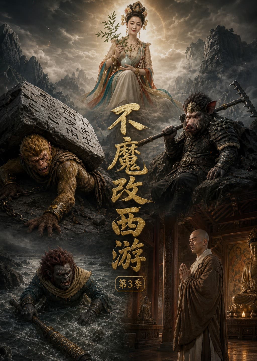 不魔改西游第三季海报