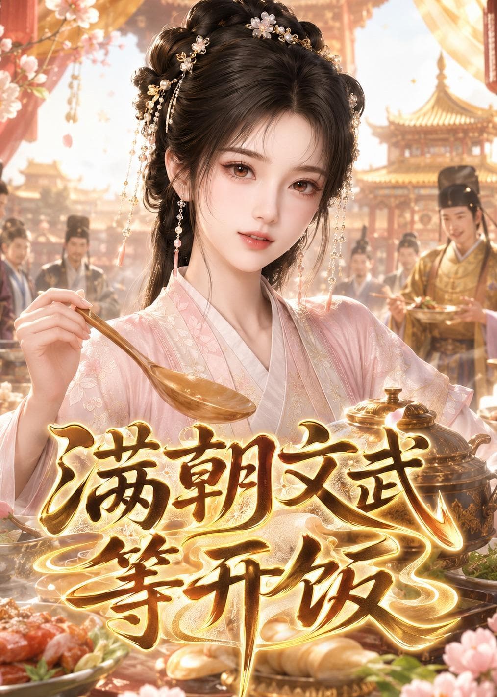 满朝文武等开饭海报