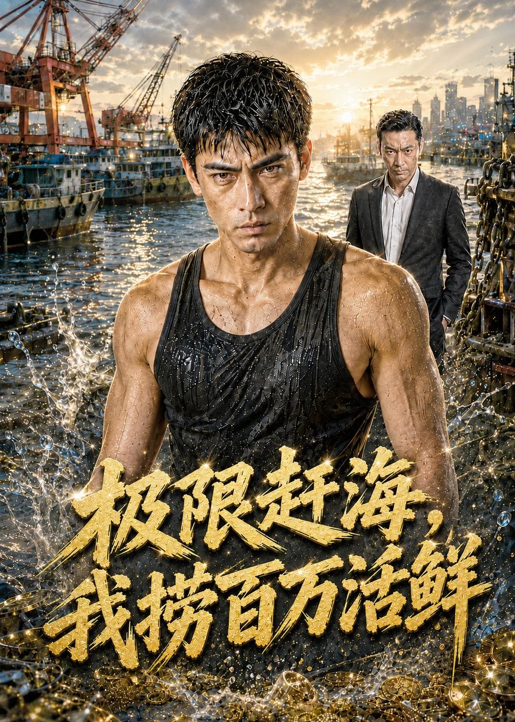 极限赶海，我捞百万活鲜海报