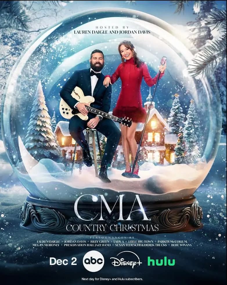 CMA 乡村音乐圣诞盛典海报