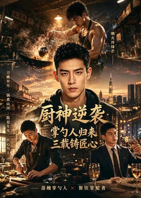 厨神逆袭：掌勺人归来，三载铸匠心海报