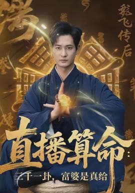 直播算命：三千一卦，富婆是真给海报