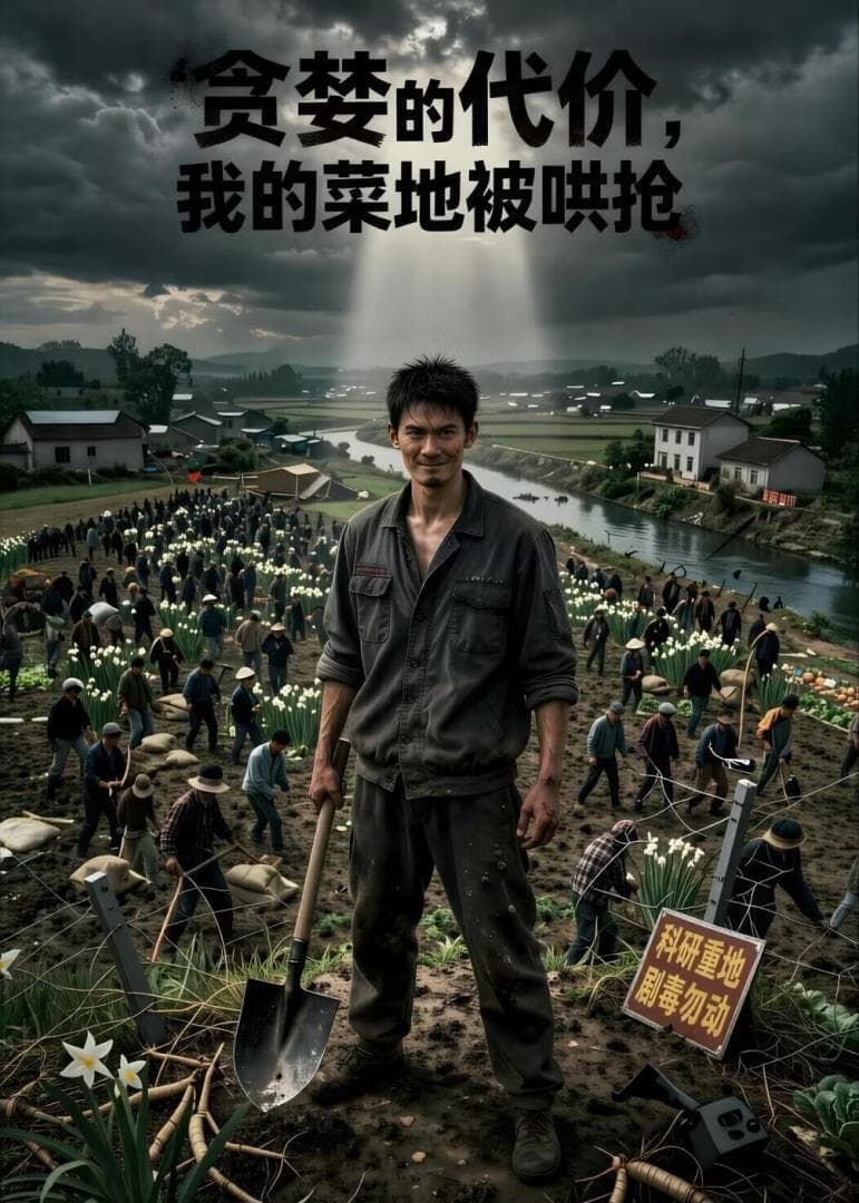 贪婪的代价，我的菜地被哄抢海报