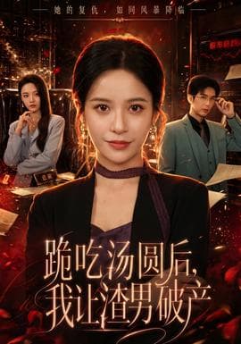 跪吃汤圆后，我让渣男破产海报