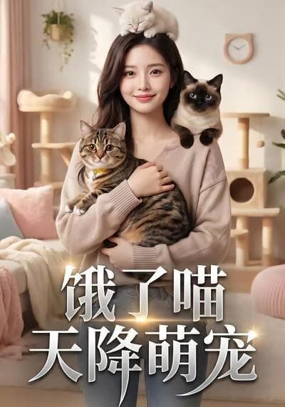 饿了喵天降萌宠海报