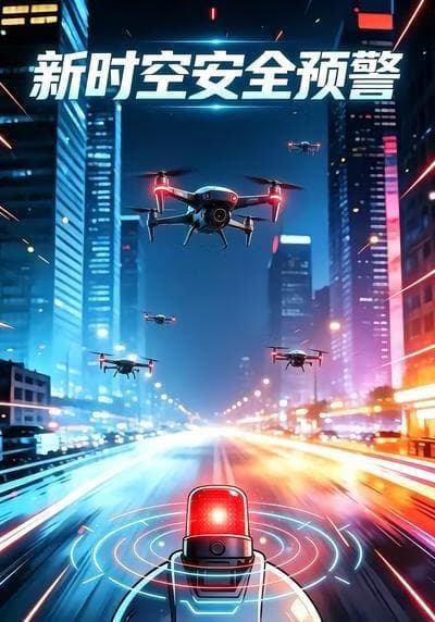 新时空安全预警海报