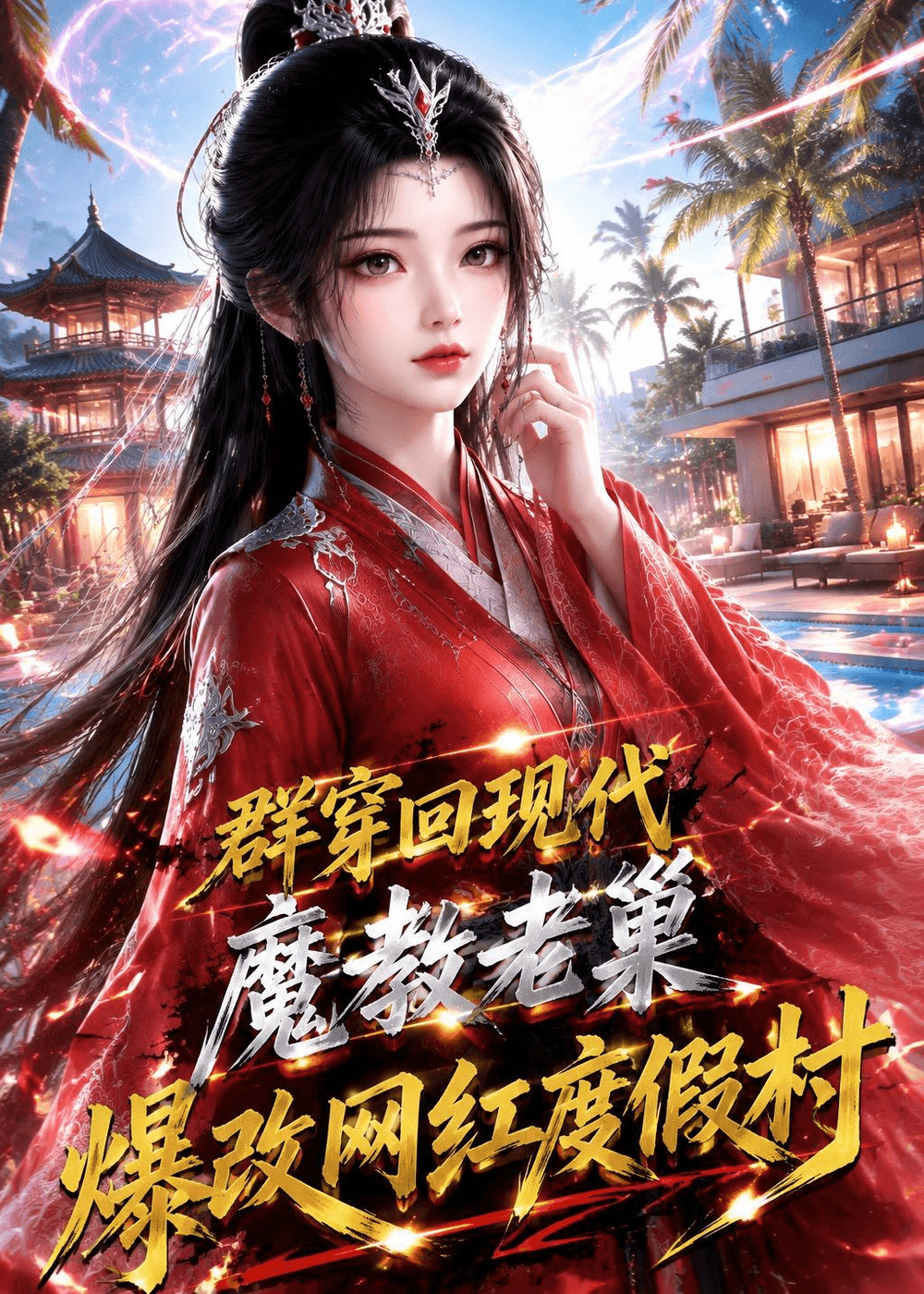 群穿回现代魔教老巢爆改网红度假村海报