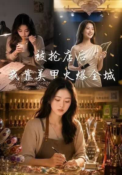 被抢店后，我靠美甲火爆全城海报