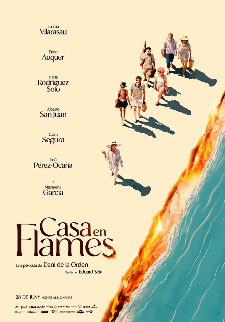 燃烧的房子海报